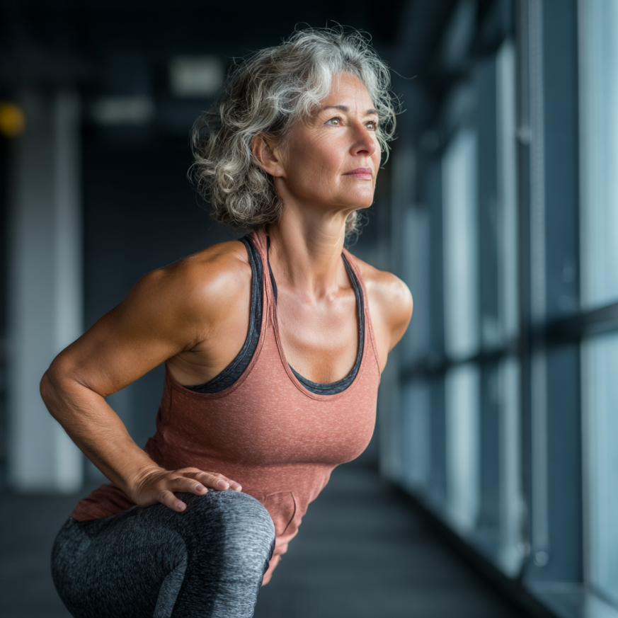 Люди зрілого віку займаються спортом